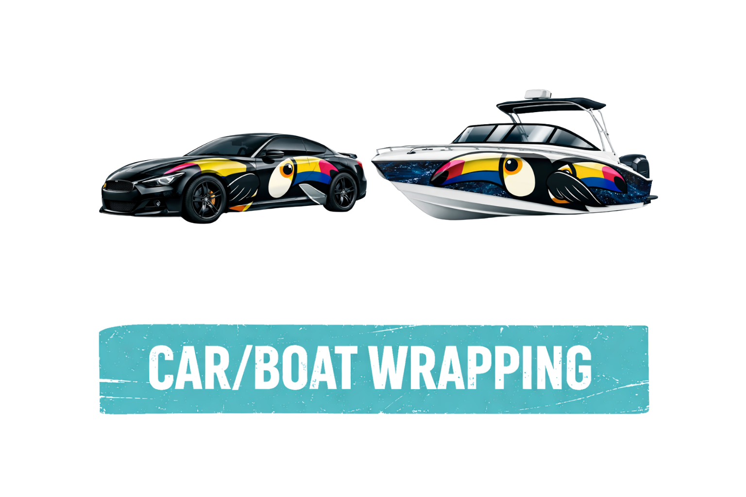 CAR-BOAT-WRAPPING-TUCANO-PRINT